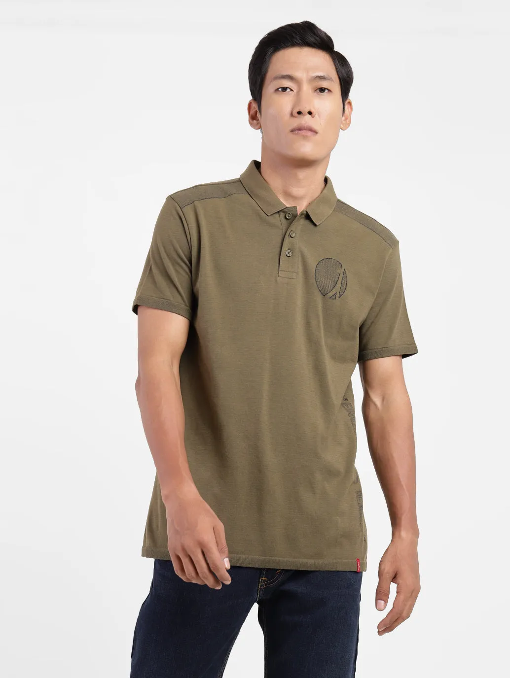 Men's Printed Polo T-shirt Fashion Forward Durable Fabric
