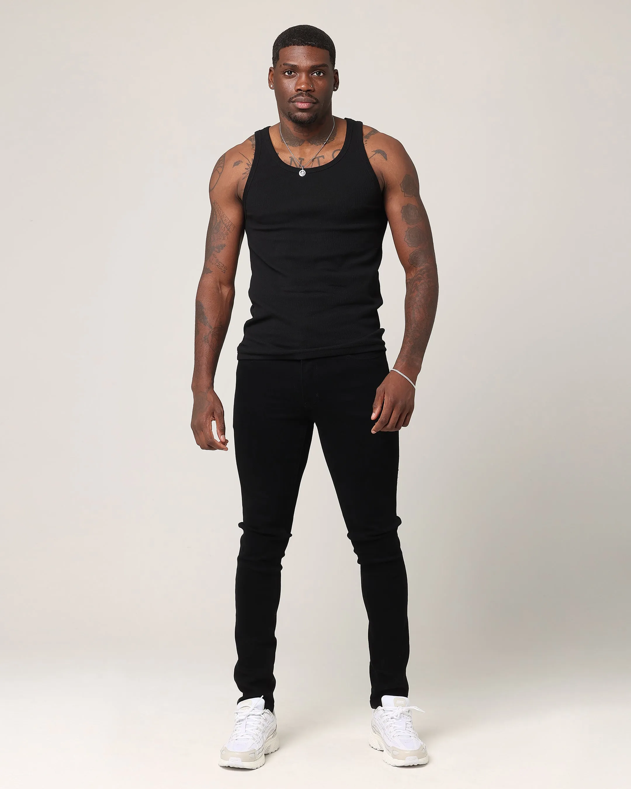 Saint Morta Dynasty Jean Black Rugged Feel Minimalist Eco Friendly