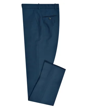 Linen Cotton Canvas: Steel Blue Dress Pant Active Comfort Wear