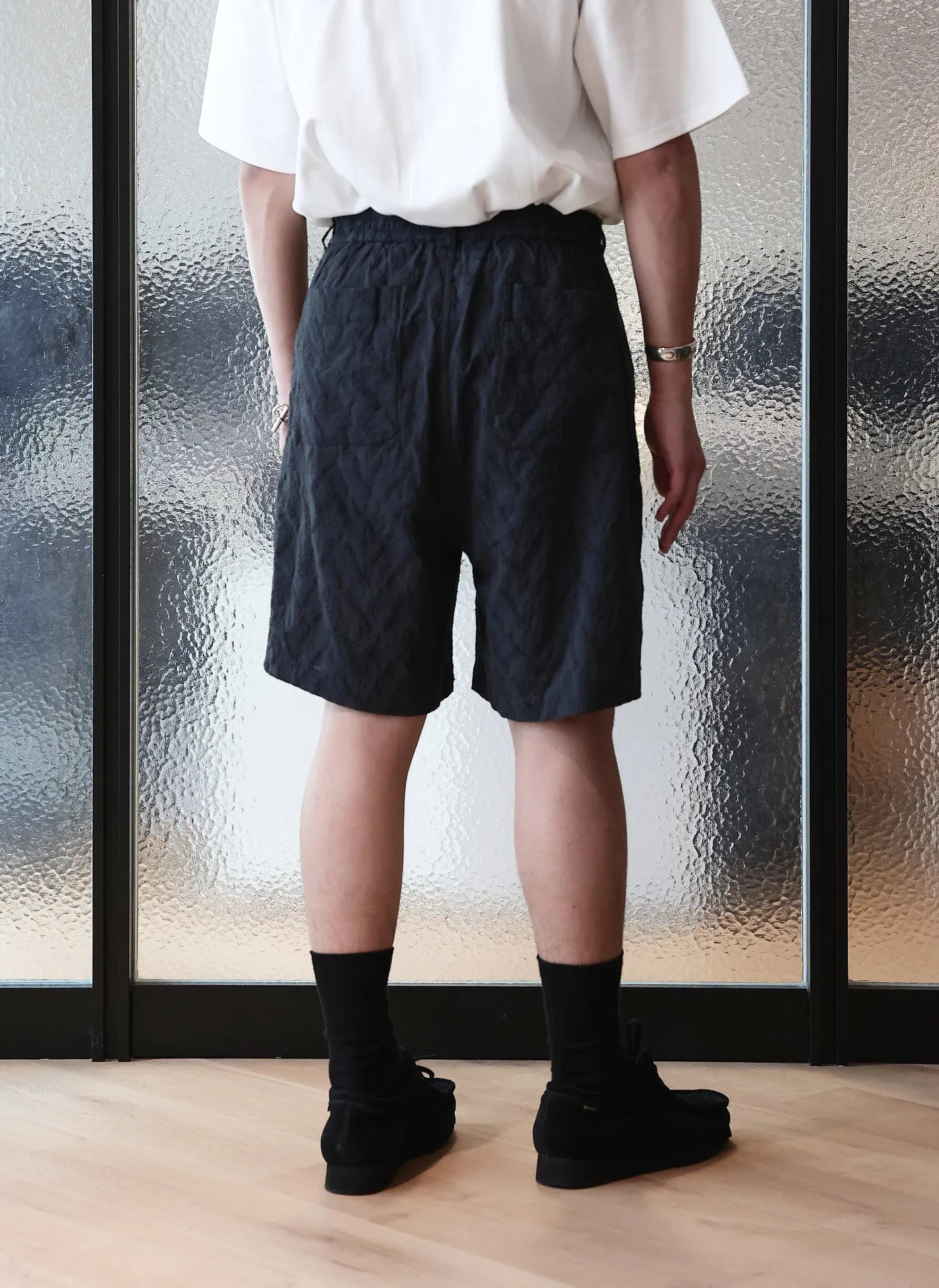 Cotton Embroidery Short Photo Glam AntimicrobialCoating