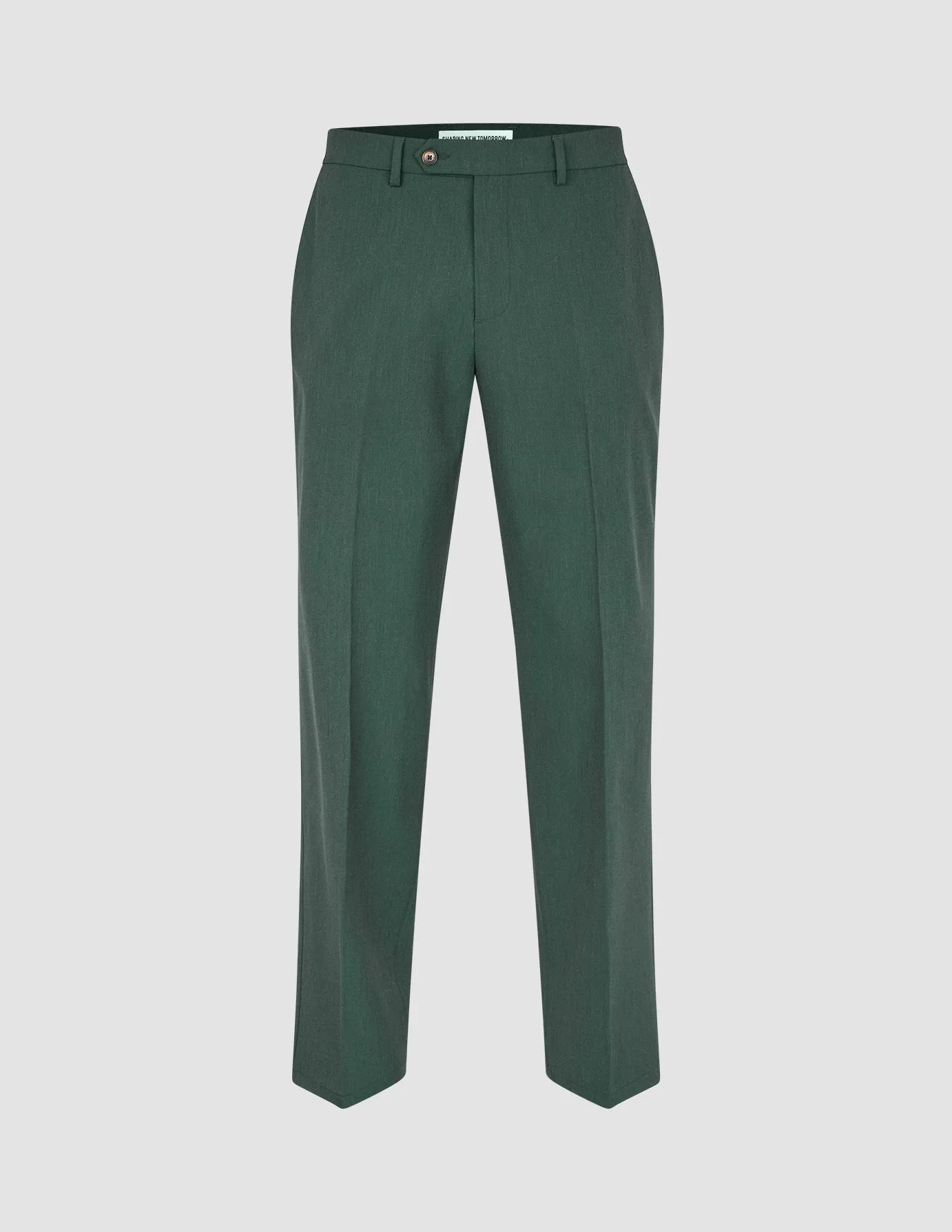Essential Suit Pants Relaxed Fit Pine Green Odor Control Tech Relaxed Fashion