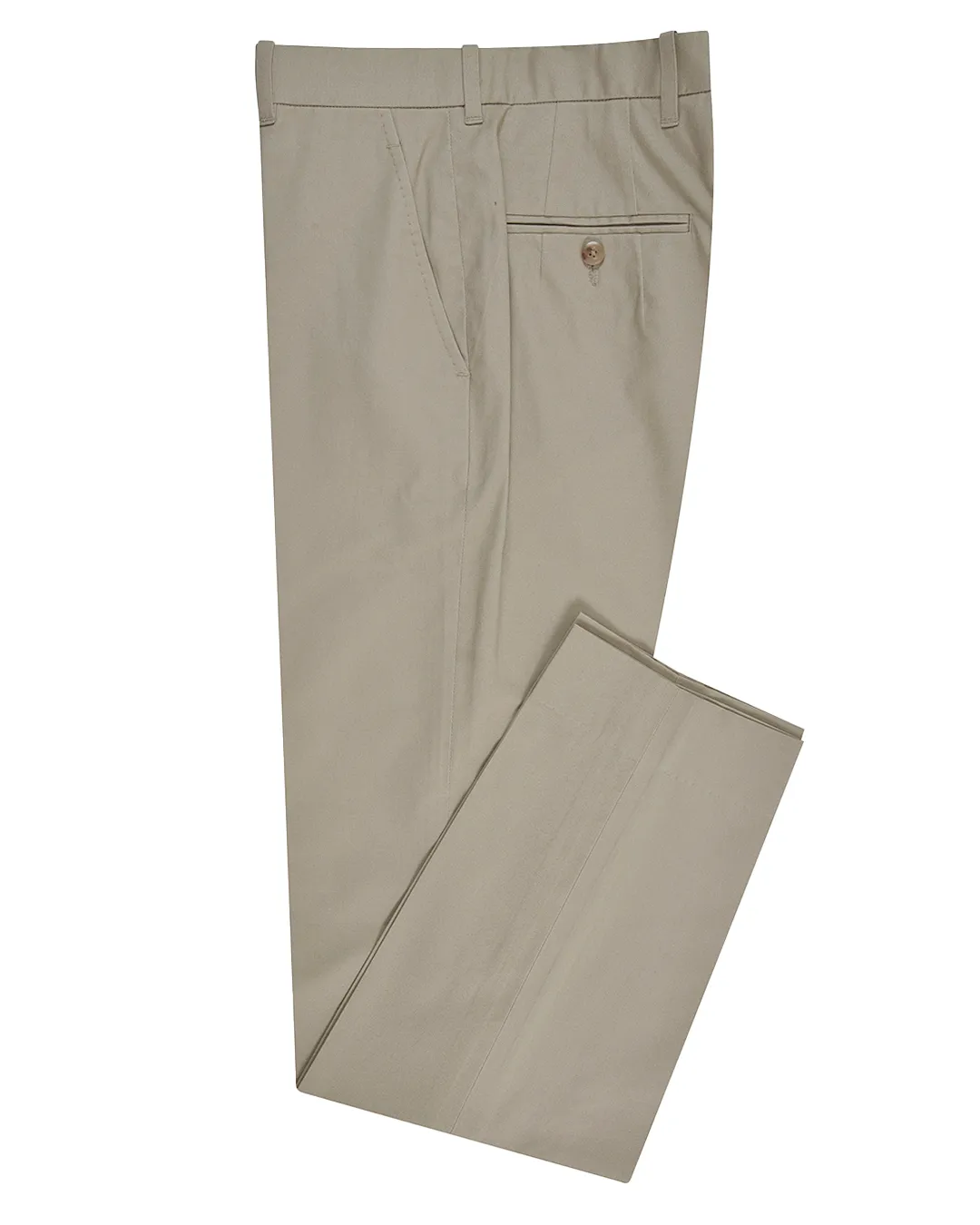 Soft Drab Cotton Dress Pant Chic Style Durable Fabric