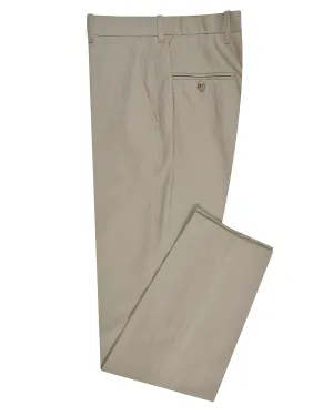 Soft Drab Cotton Dress Pant Chic Style Durable Fabric