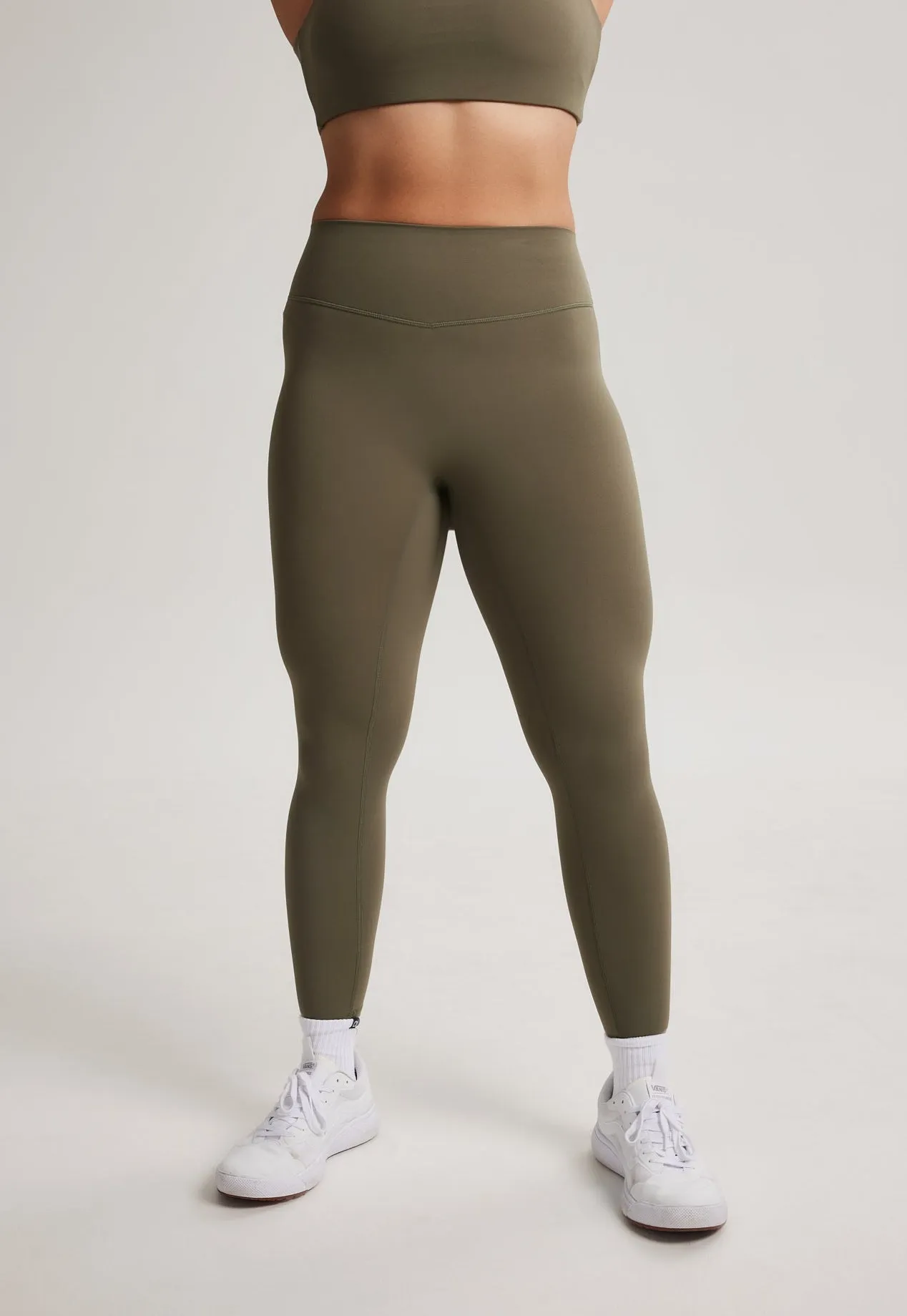 Contour Classic Leggings (Full 24") in Avocado Daily Routine Fitness Lover Daily Gear