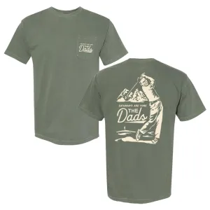 Feminine Fit Hiking durability Saturdays Are Fore the Dads Swing Pocket Tee