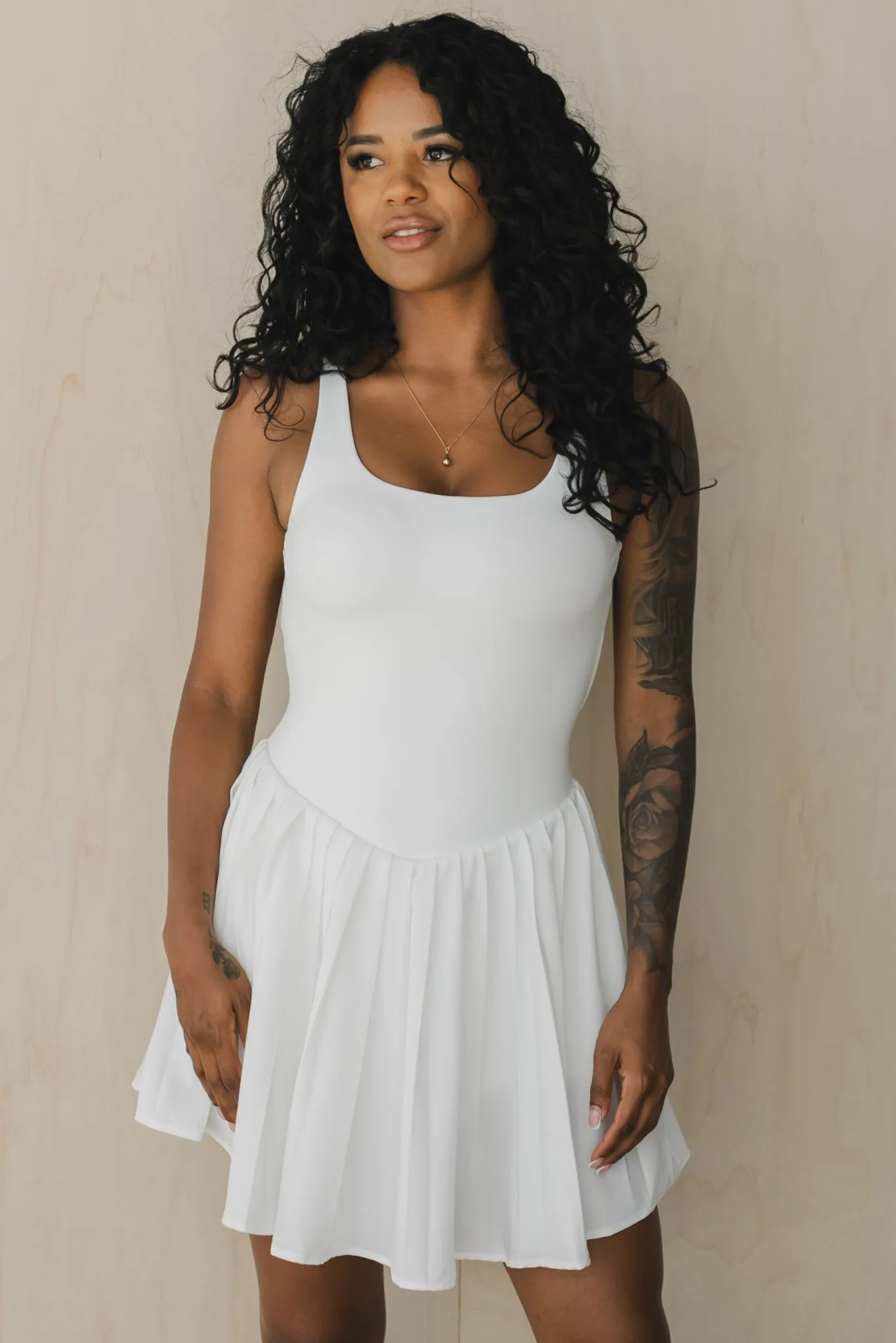 Tennis Dress Matte Tone Fur Fit