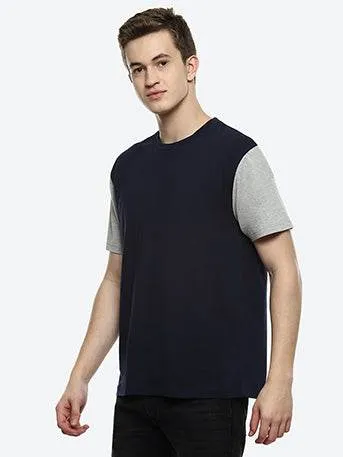 Smash Color Block Oversized T-Shirt Cotton Glow