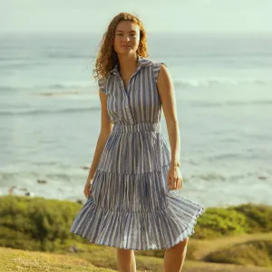 EcoFriendly Dye Eden Dress, Blue