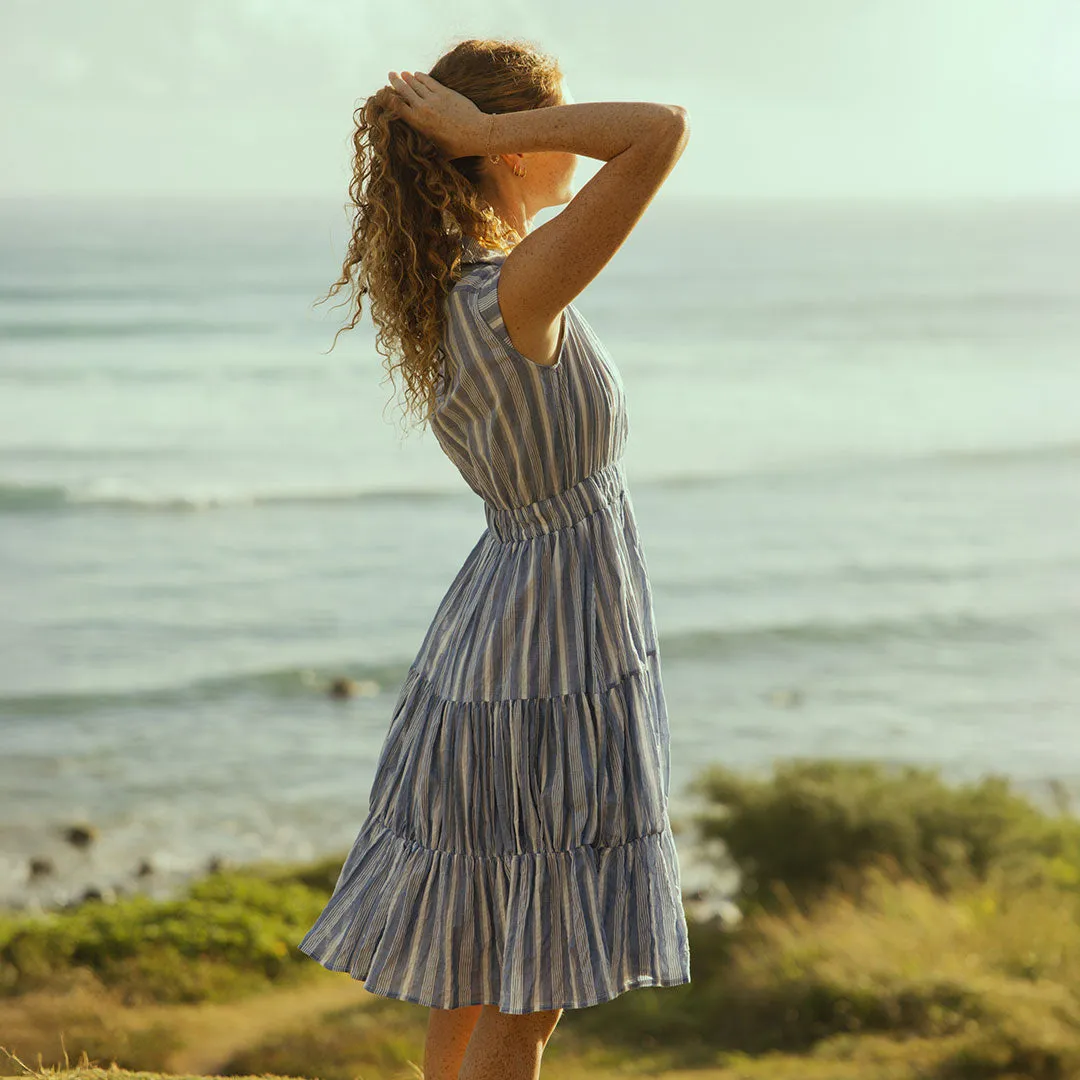 LightweightMaterial Eden Dress, Blue