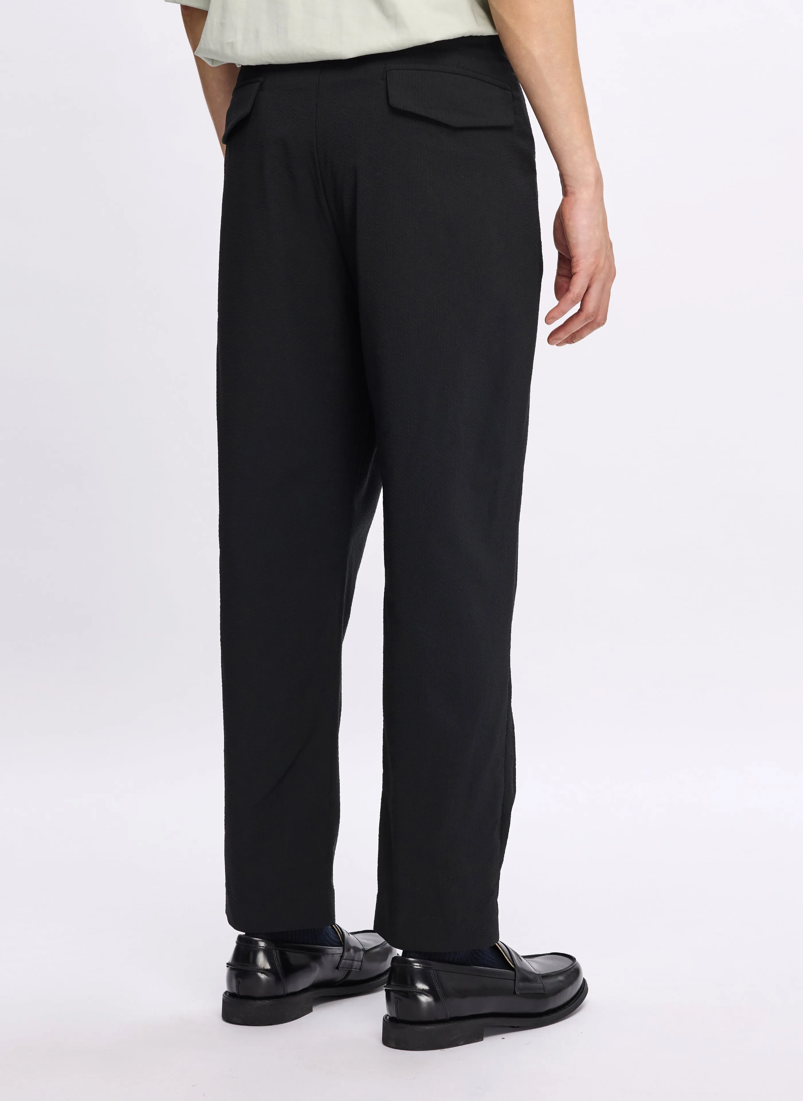 AI Style ECO Seersuckers Solotex Ankle Length Relax Tapered (P-10)