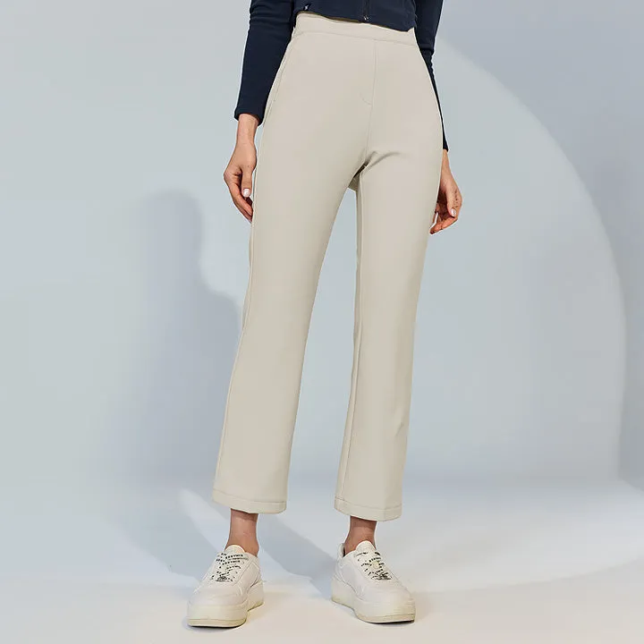 Stretch Banding Napping Bootscut Slacks Love Glow