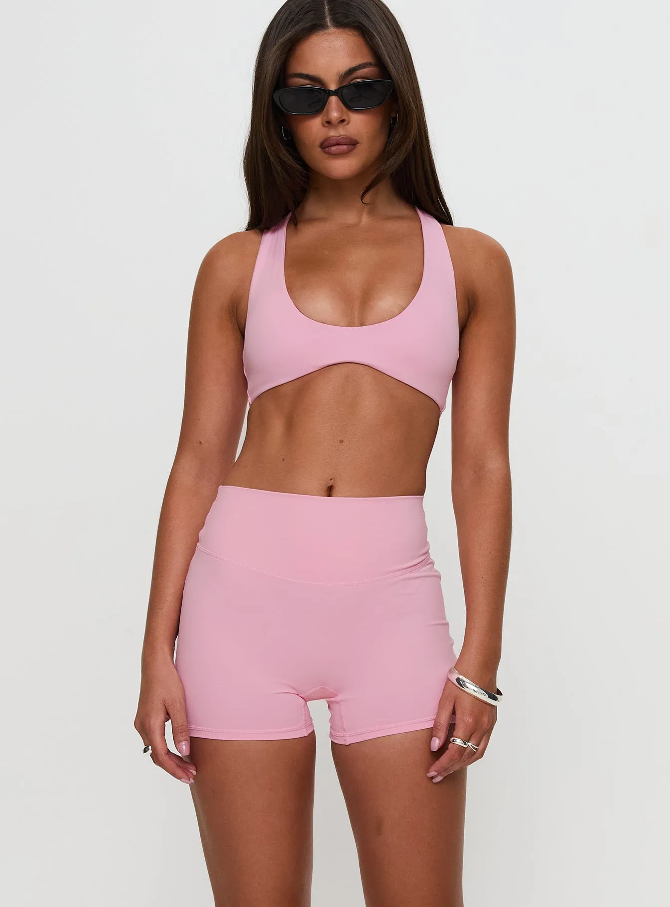 AbrasionResistantThread Touchdown Active Contour Short Pink
