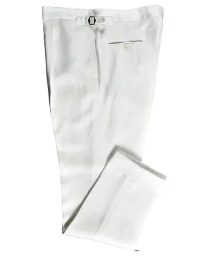Thermal Regulating Cream Linen Sateen Pant