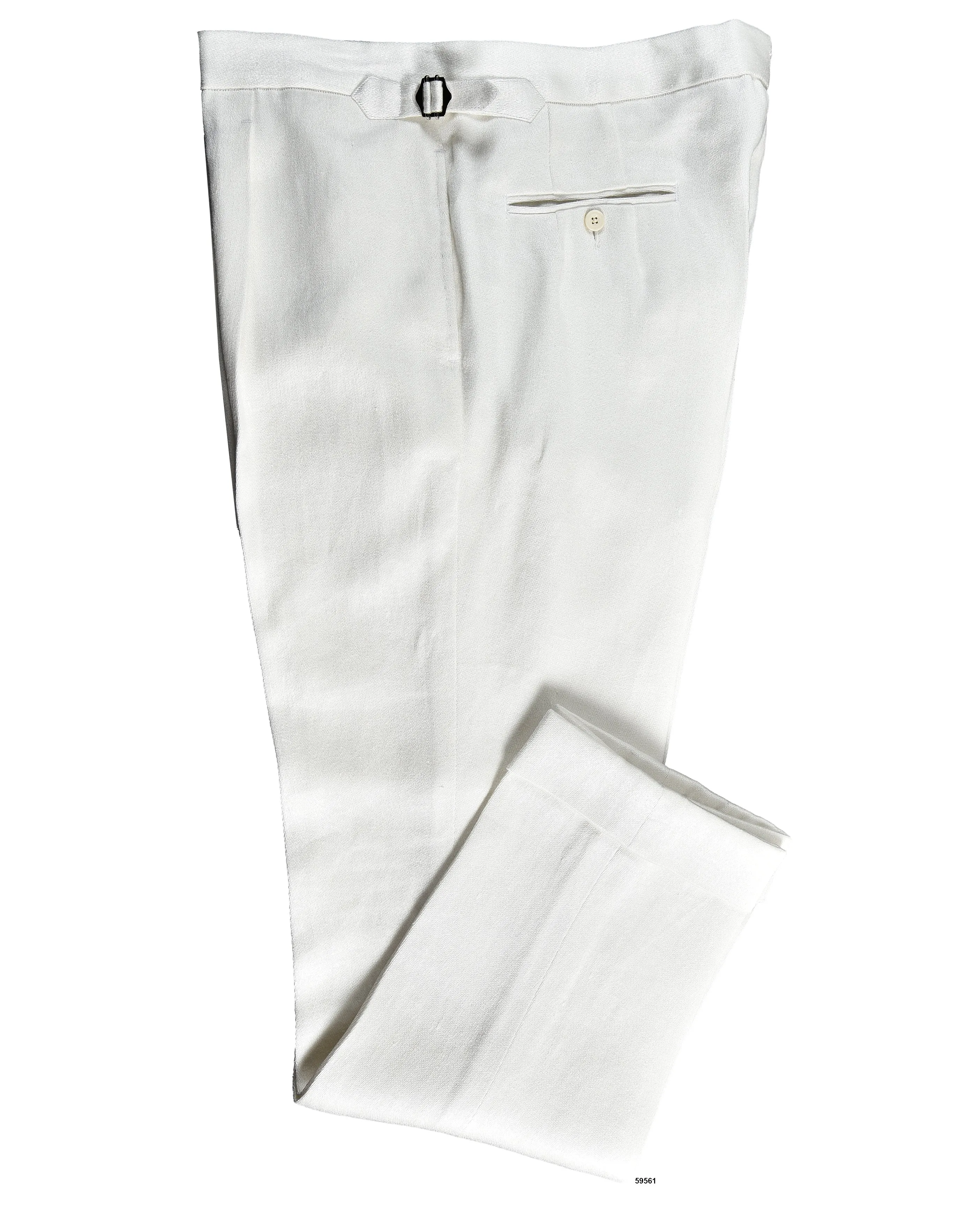 Thermal Regulating Cream Linen Sateen Pant