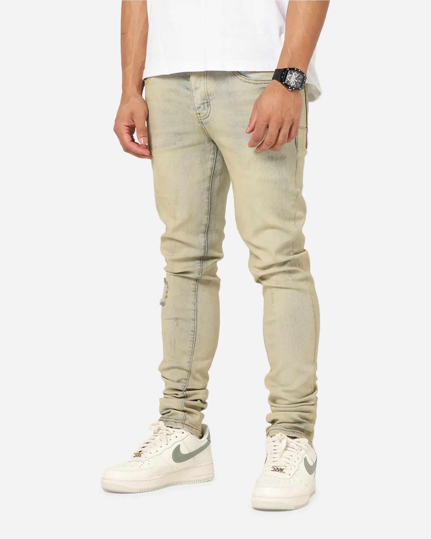 Saint Morta Antique Dynasty Jeans Light Blue Shopping Day Outdoor Enthusiast Casual Classic