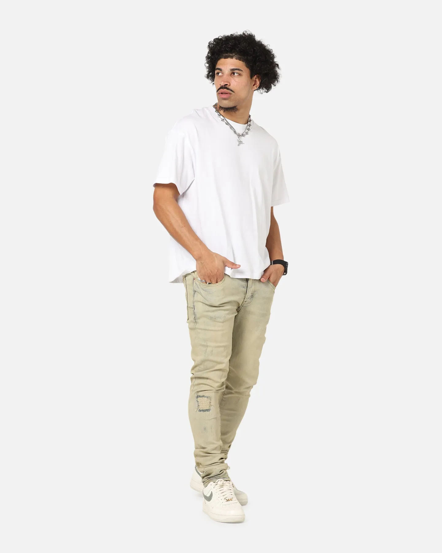 Neutral Casual Saint Morta Antique Dynasty Jeans Light Blue