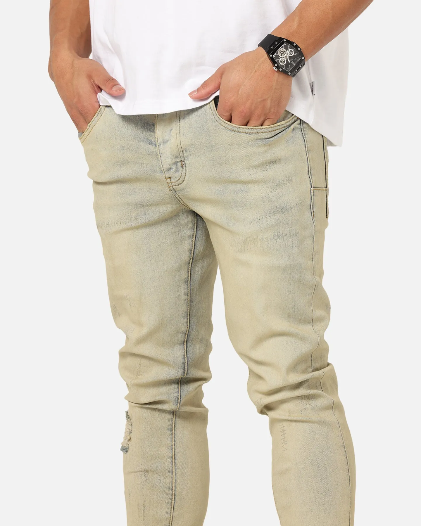 Saint Morta Antique Dynasty Jeans Light Blue Smooth Picnic Style