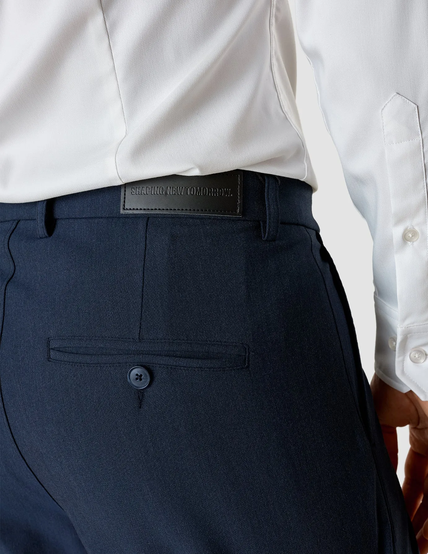 Essential Suit Pants Regular Navy Melange Heat Friendly WrinkleFreeFabric