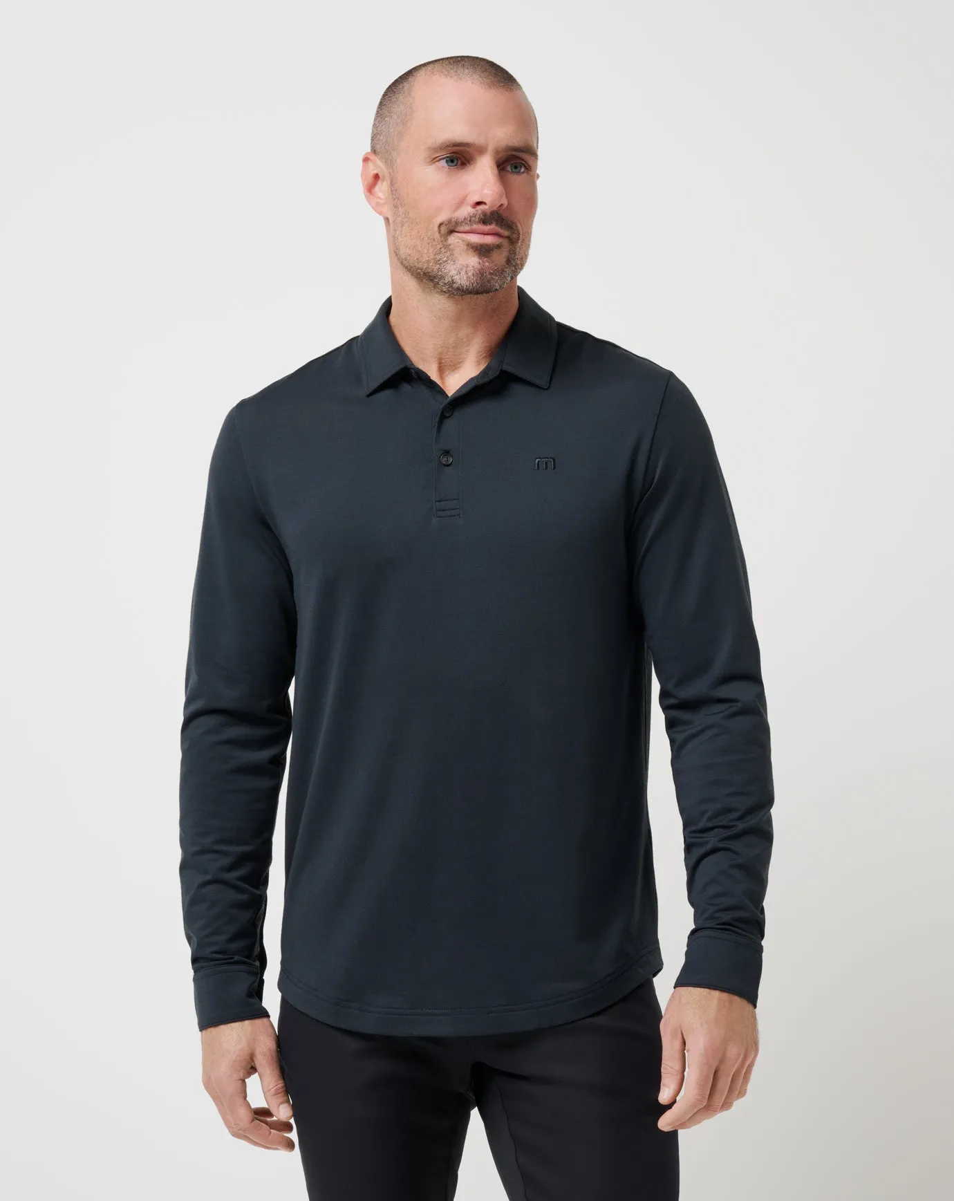 Featherweight Long Sleeve Polo Comfort Fit