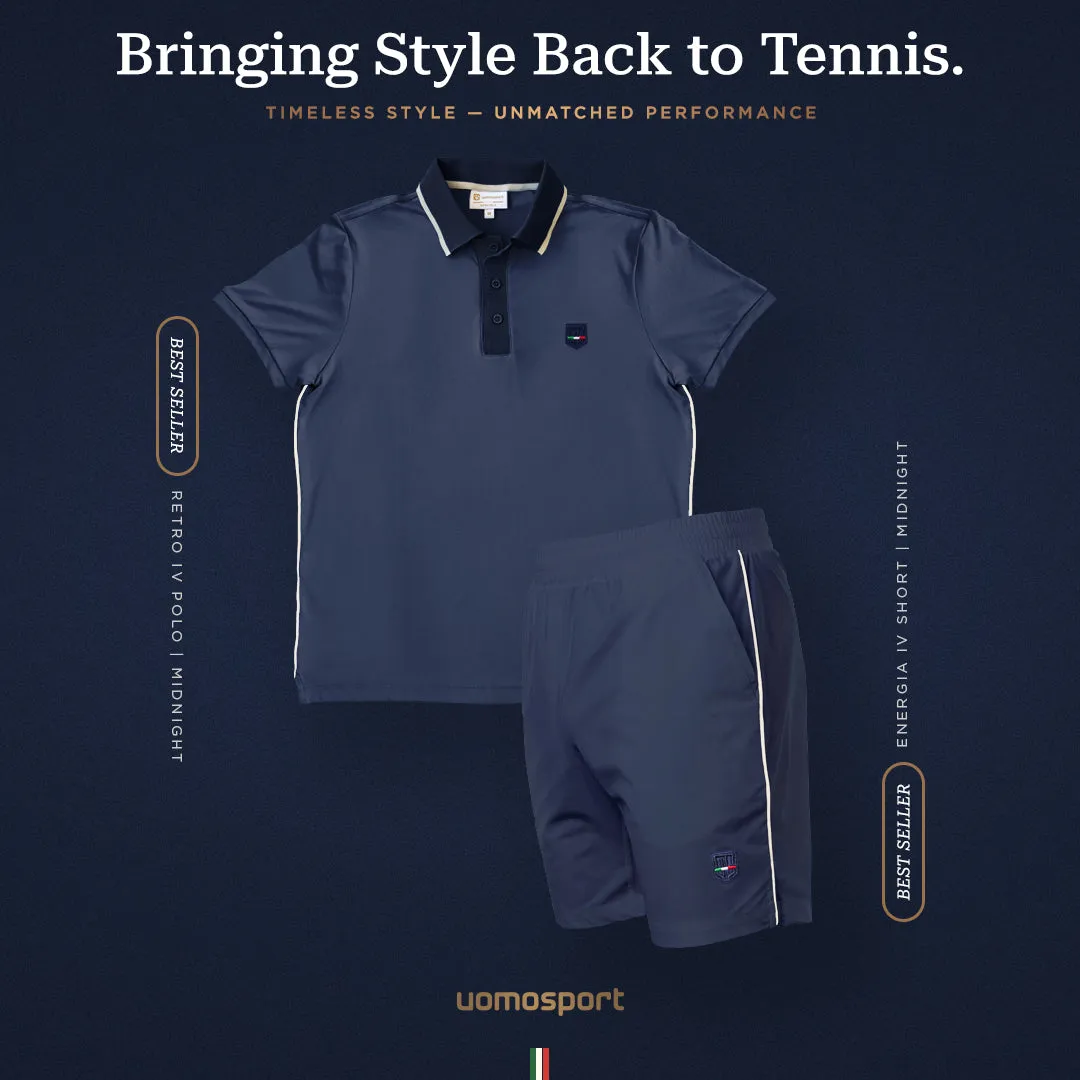 AntiStatic Treatment Retro IV Polo - Oceano di Mezzanotte / Oak
