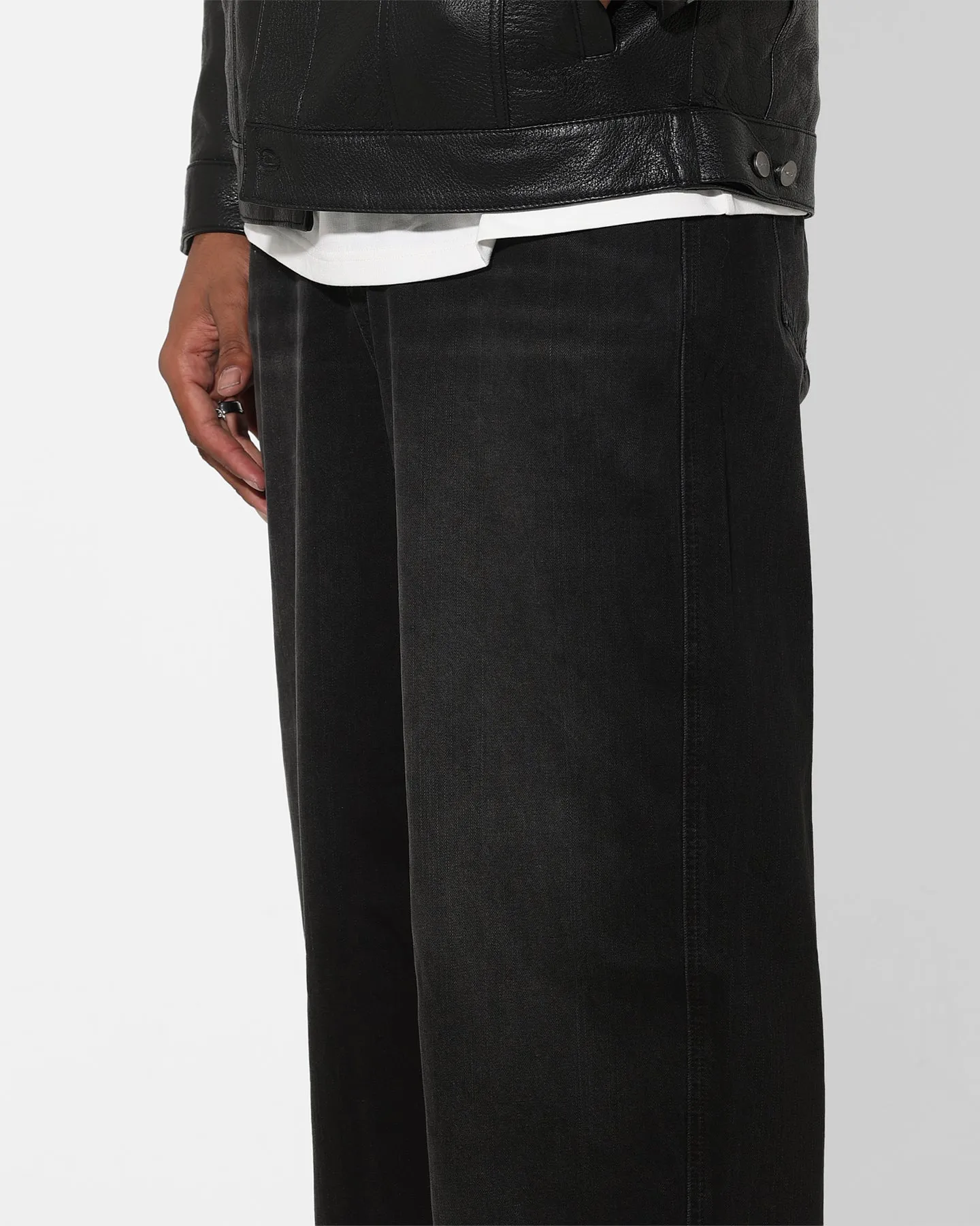 Saint Morta Ultra Sonic Baggy Jeans Vintage Black General Option All Time Fit