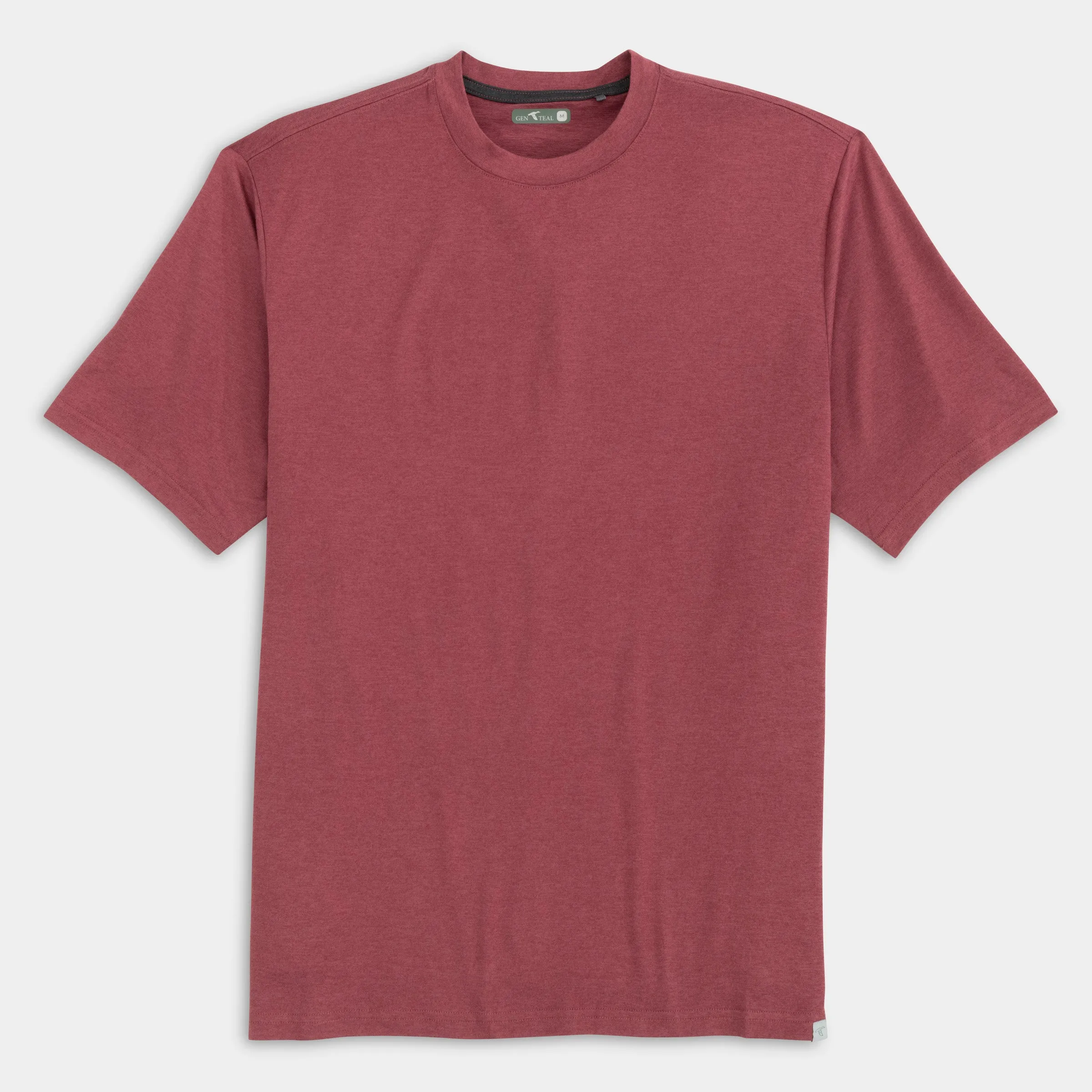 Garnet Heathered Wander T-Shirt Fresh Trend Classic Style Trend