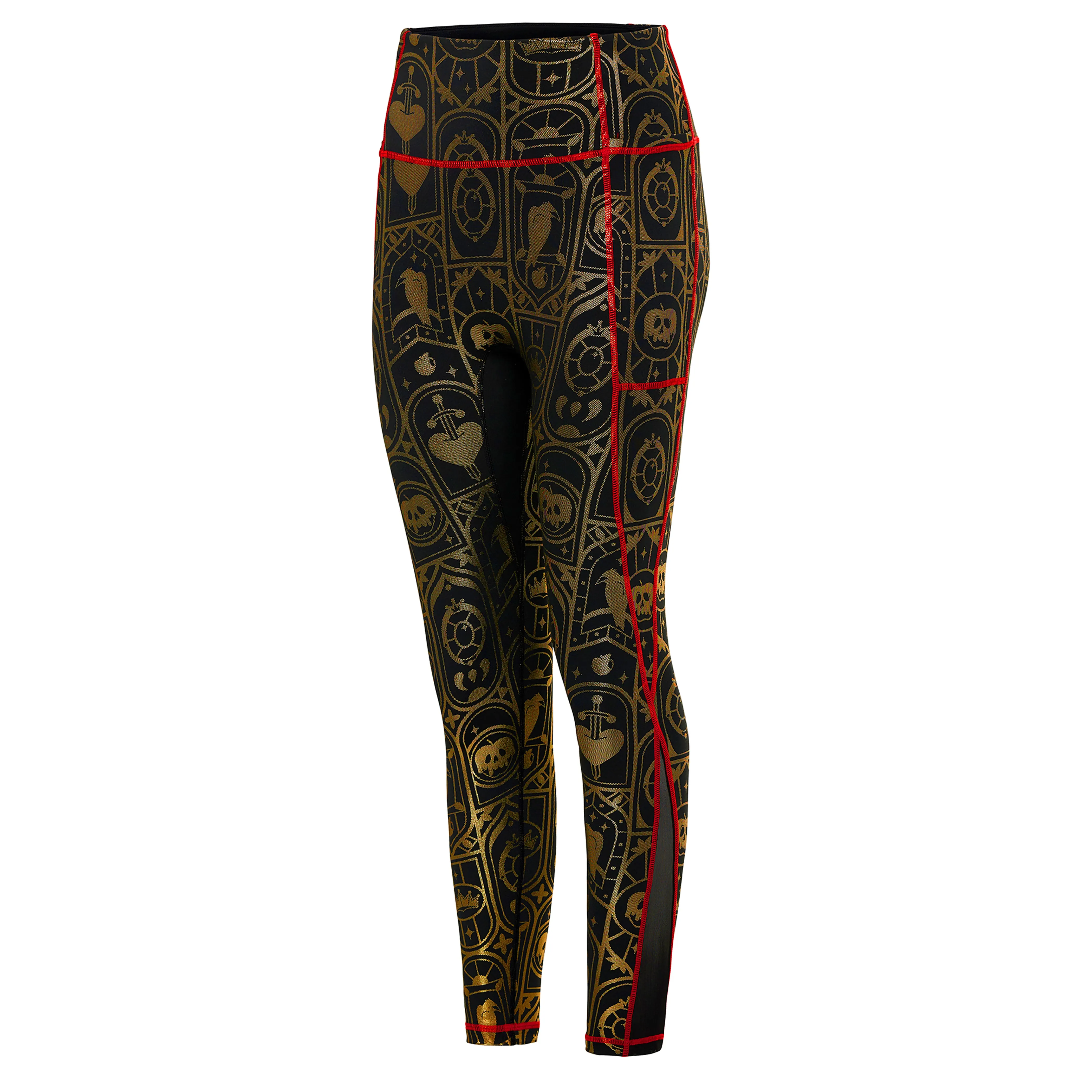 Poisoned Heart Villain Leggings Active Style Tall Fit Dance Studio