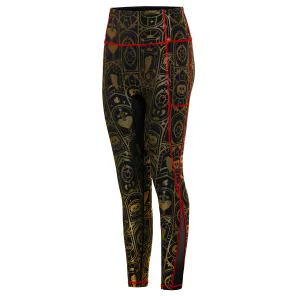 Poisoned Heart Villain Leggings Active Style Tall Fit Dance Studio