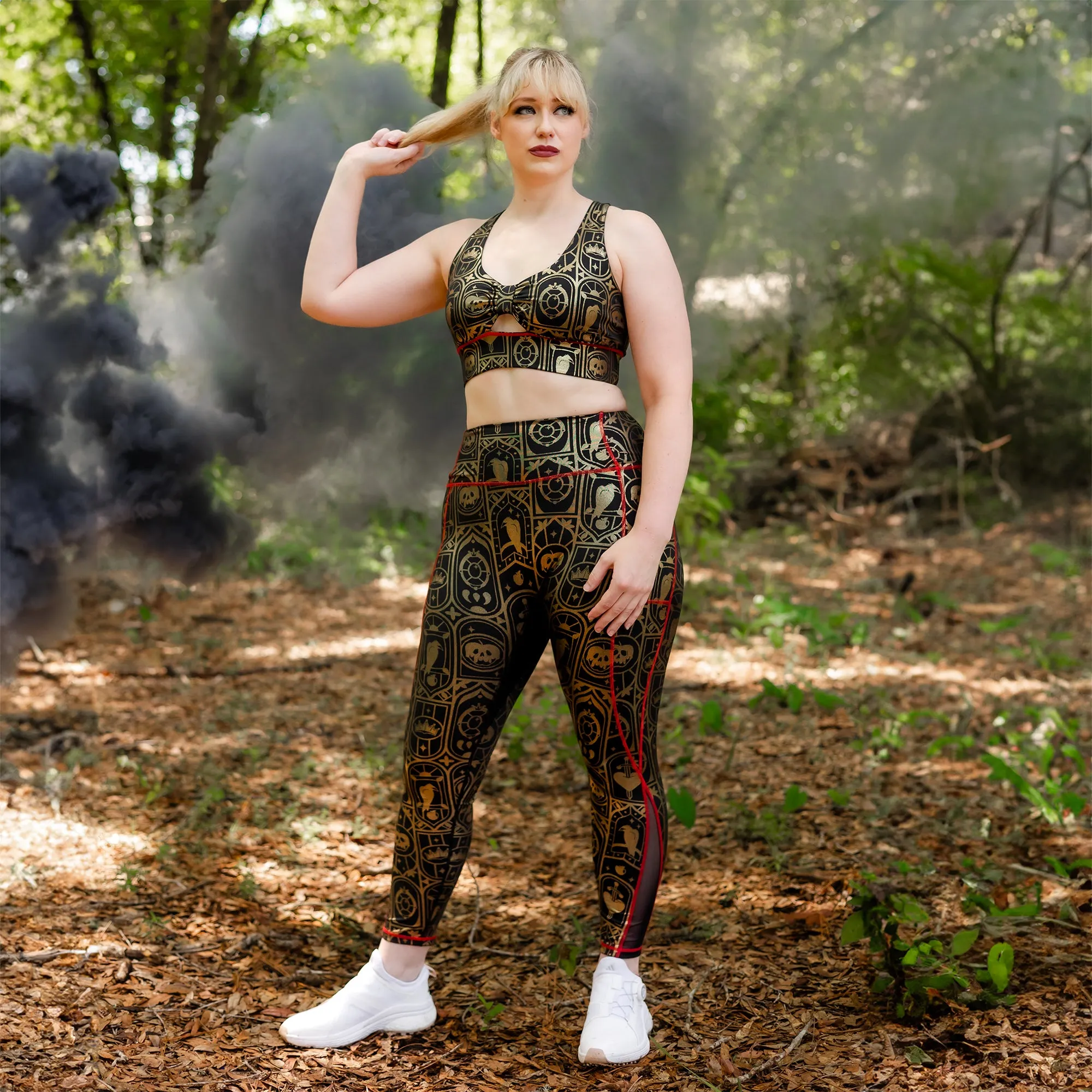 Fit Feel Poisoned Heart Villain Leggings