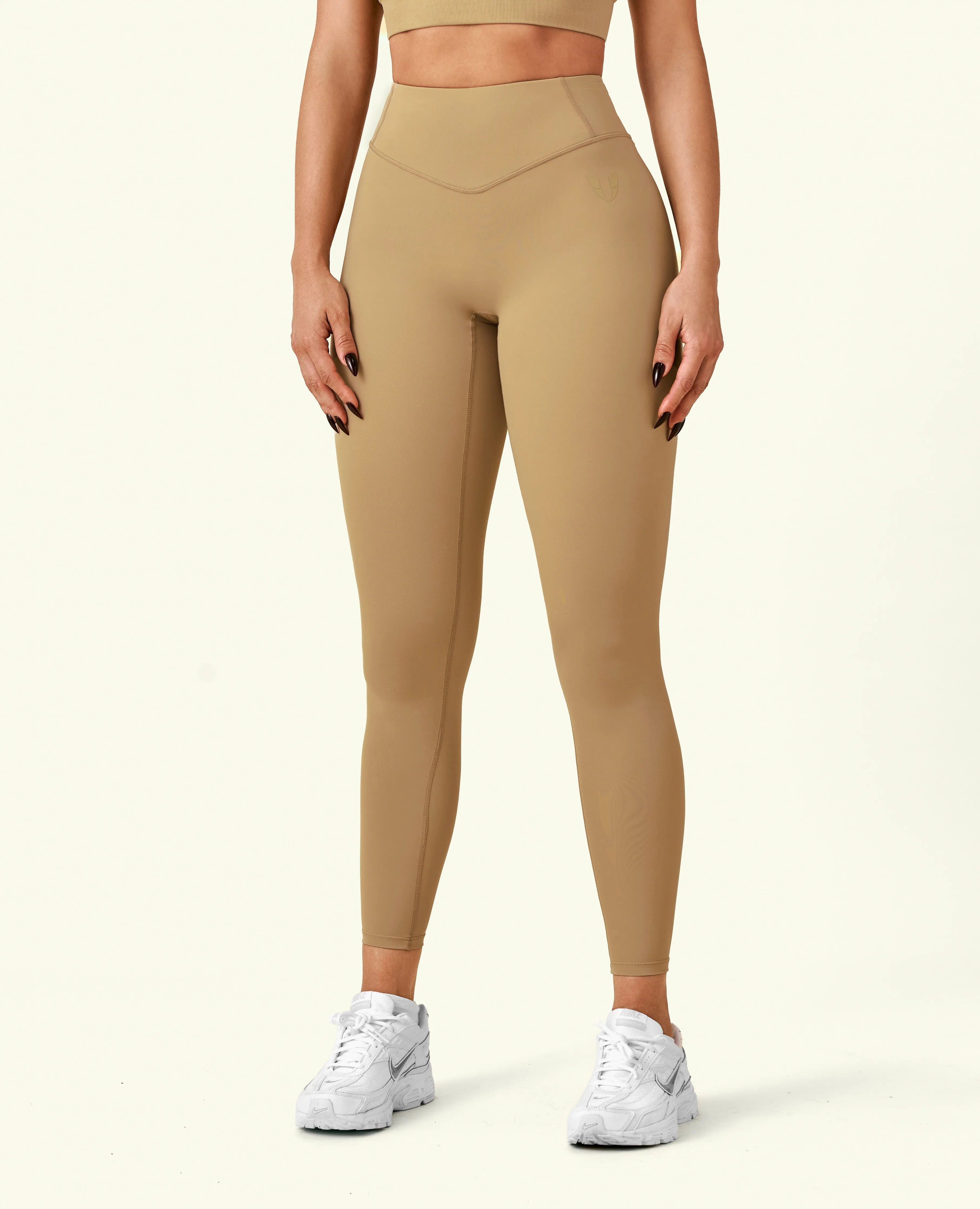 Active High Waist Leggings - Earth Brown Silky feel