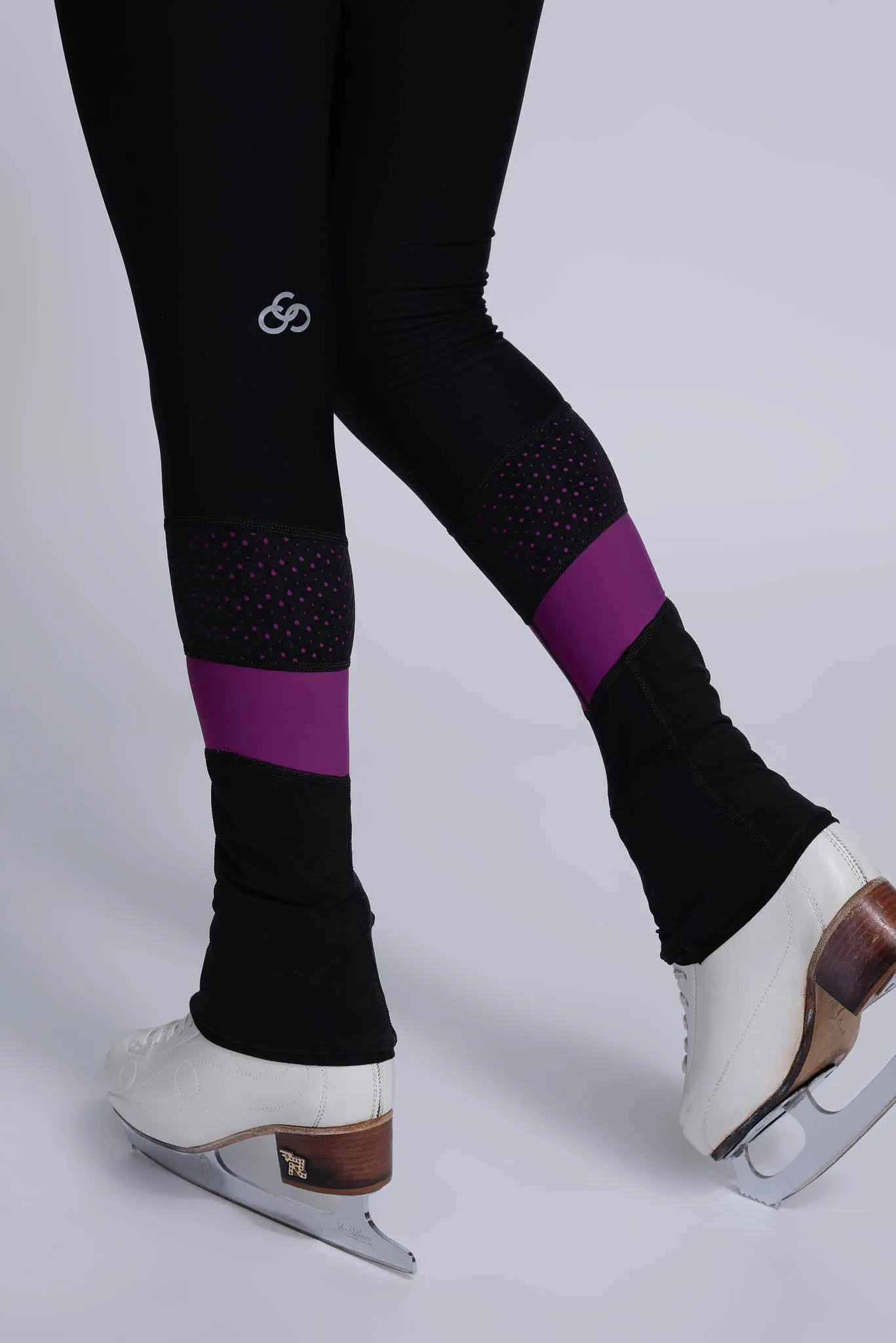Desire Non-Slip Leggings in Berry Reinforced Stitching Petite Size Casual Day
