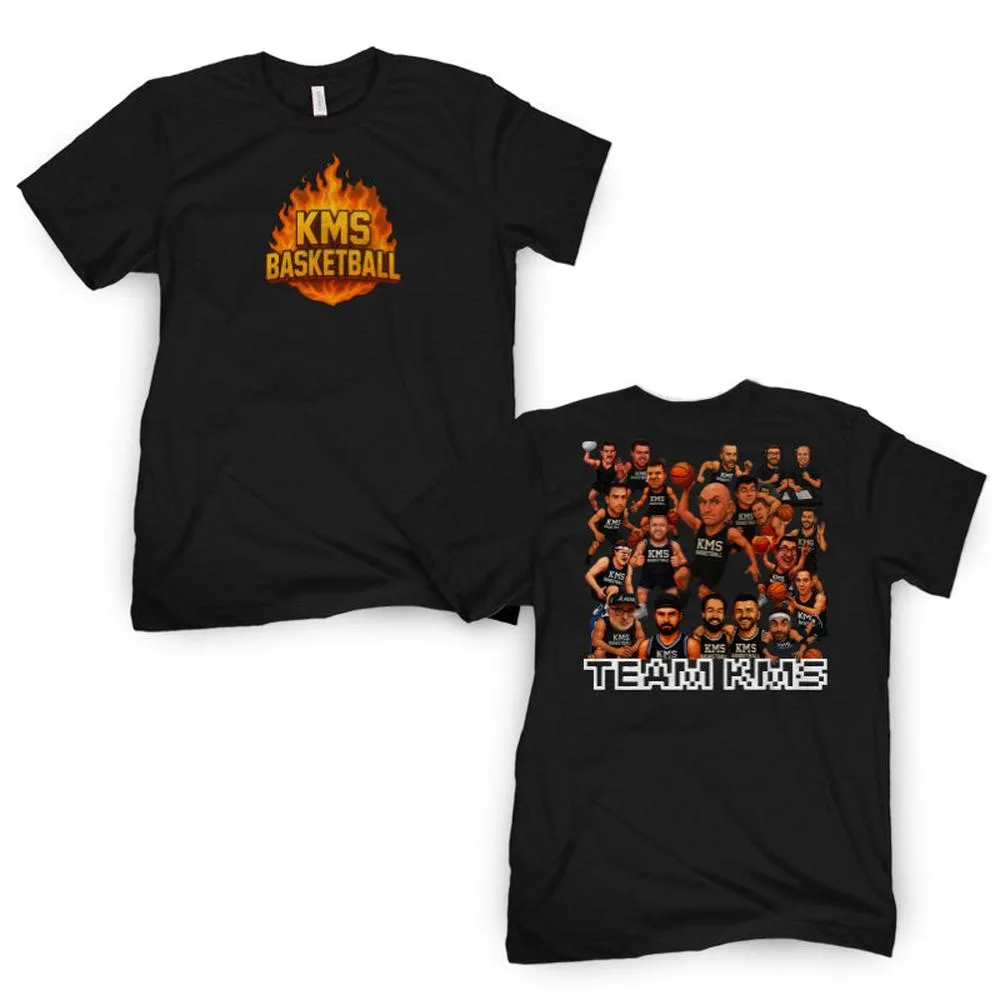 Easy-to-Style Top KMS Basketball Tee