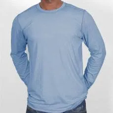 Men??s Long Sleeve it's a stretch? Tee Classic Crew Neck