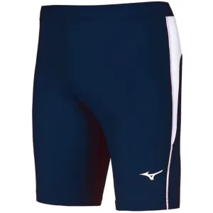 Cross Ventilation Channels Mizuno Core Mens Short Running Tights - Blue