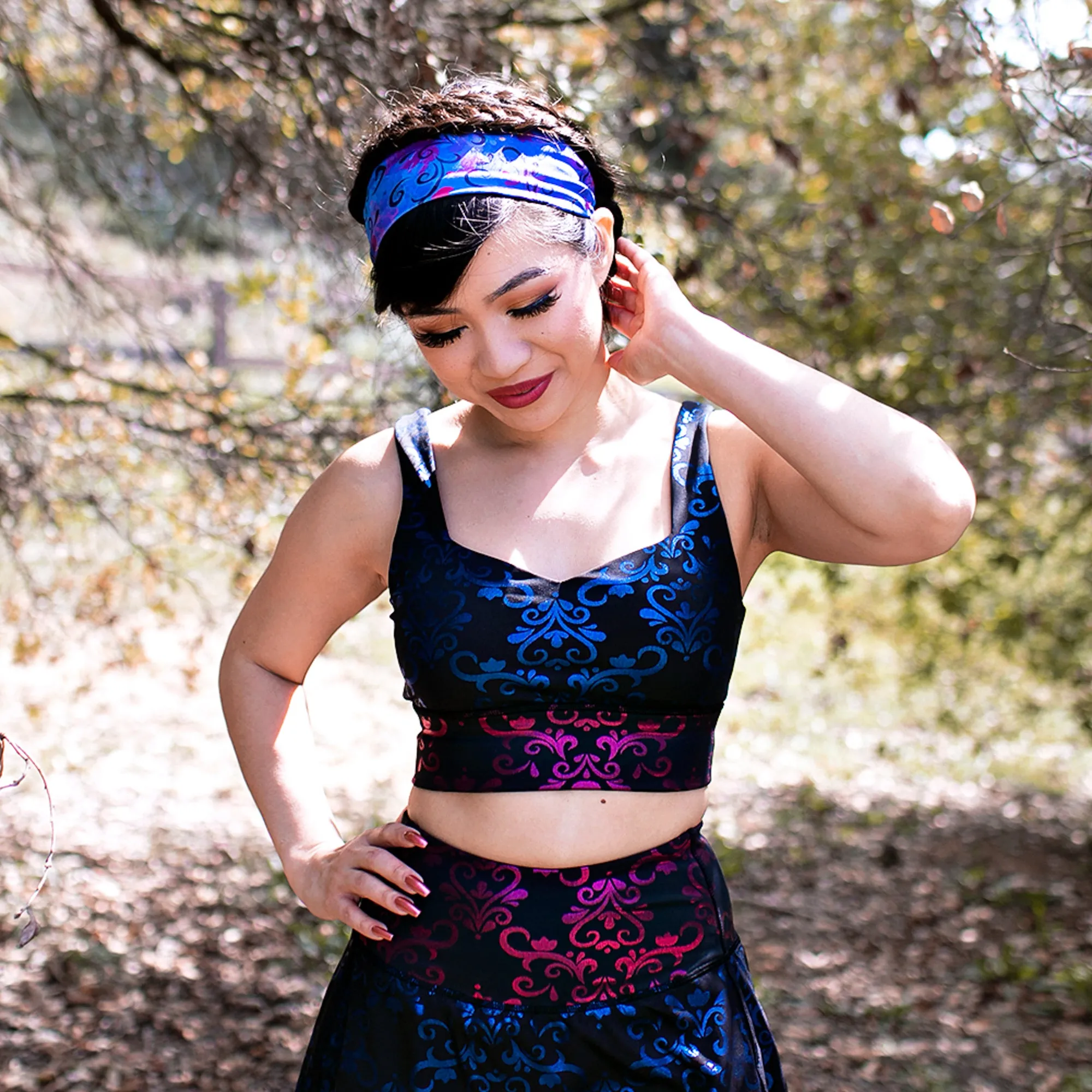 Snow Sister Princess Sports Bra Back support Sewn seams