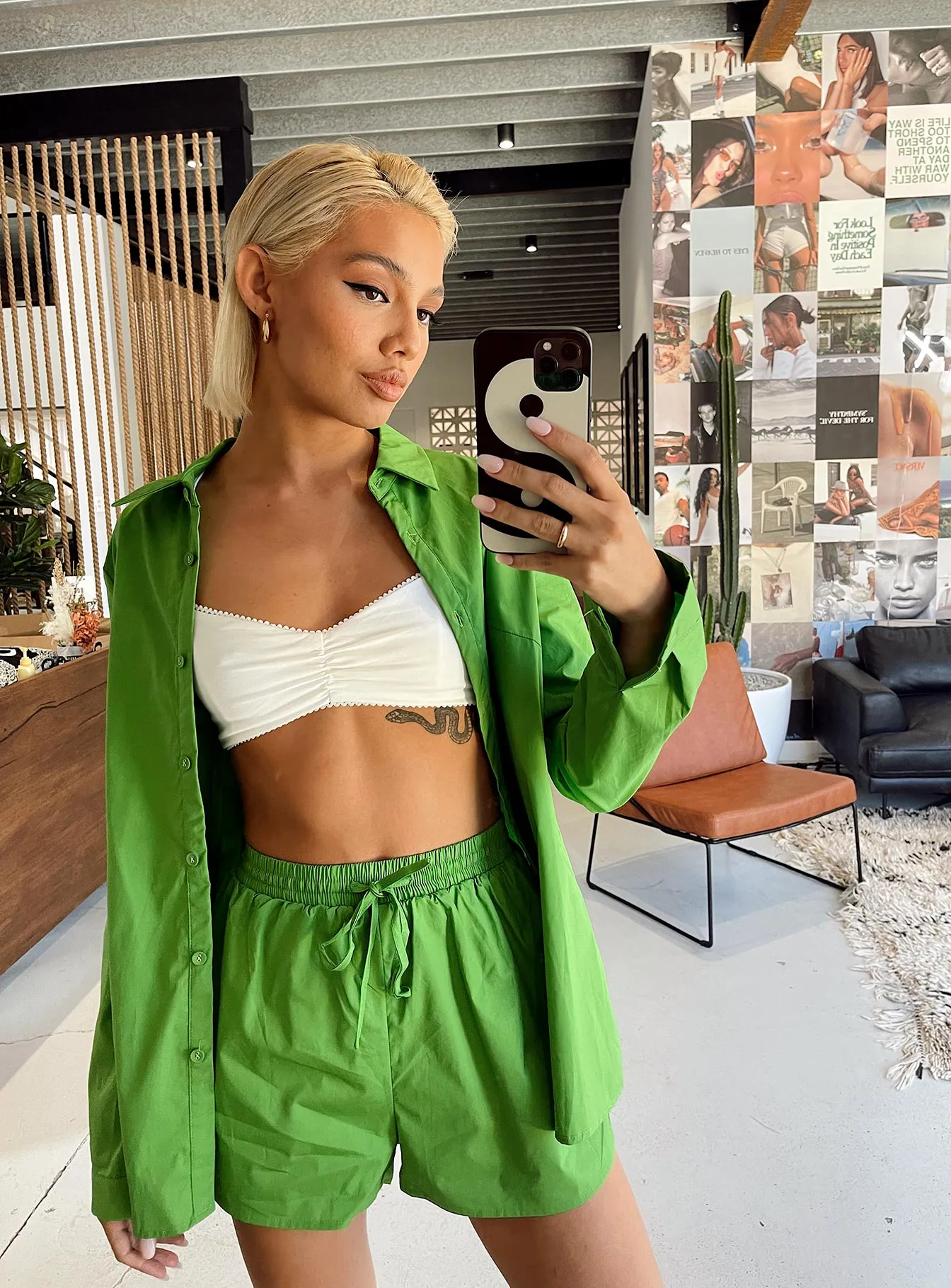 Chloe Set Apple Green Modern Ease Lightweight insulation