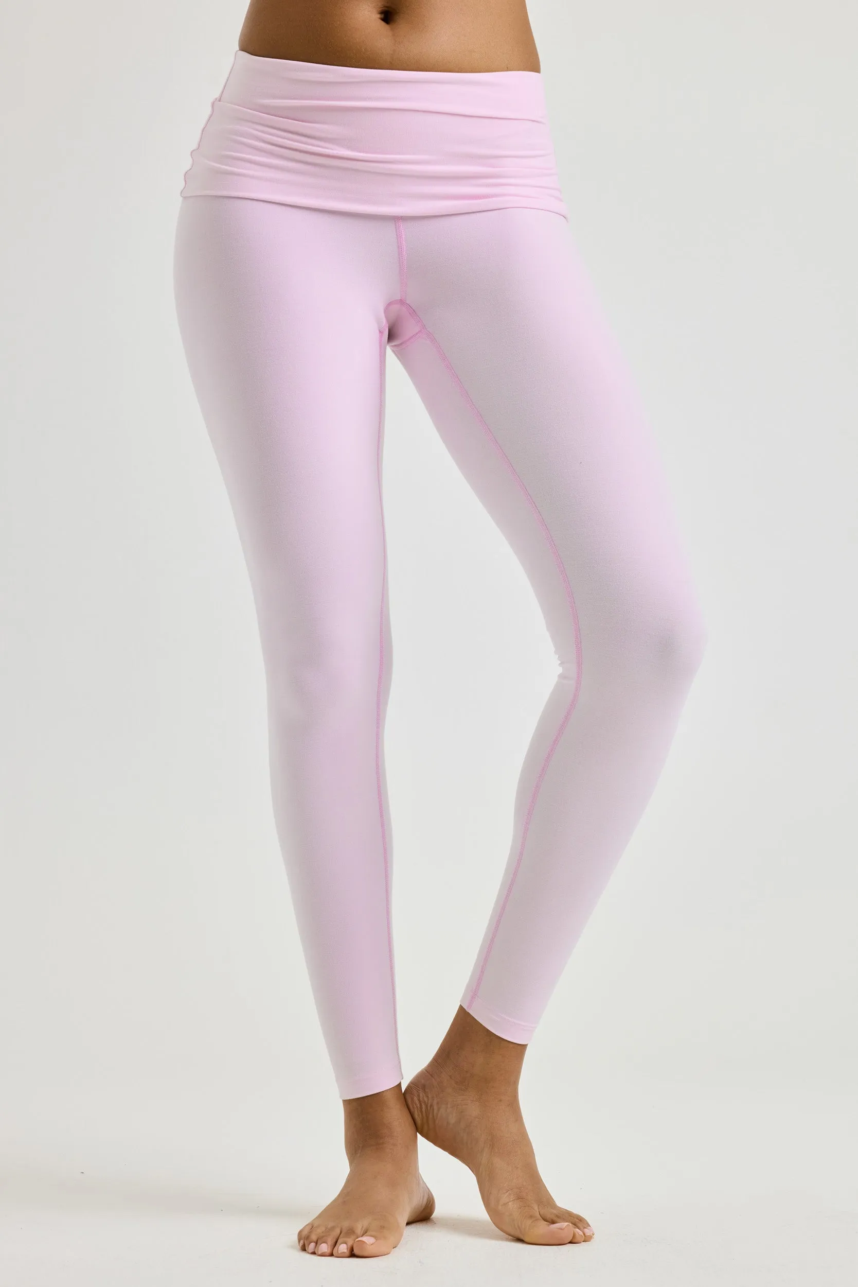 Morning Jog Ultra Light Compression Support Evening Walk Ballet Fold Over Legging