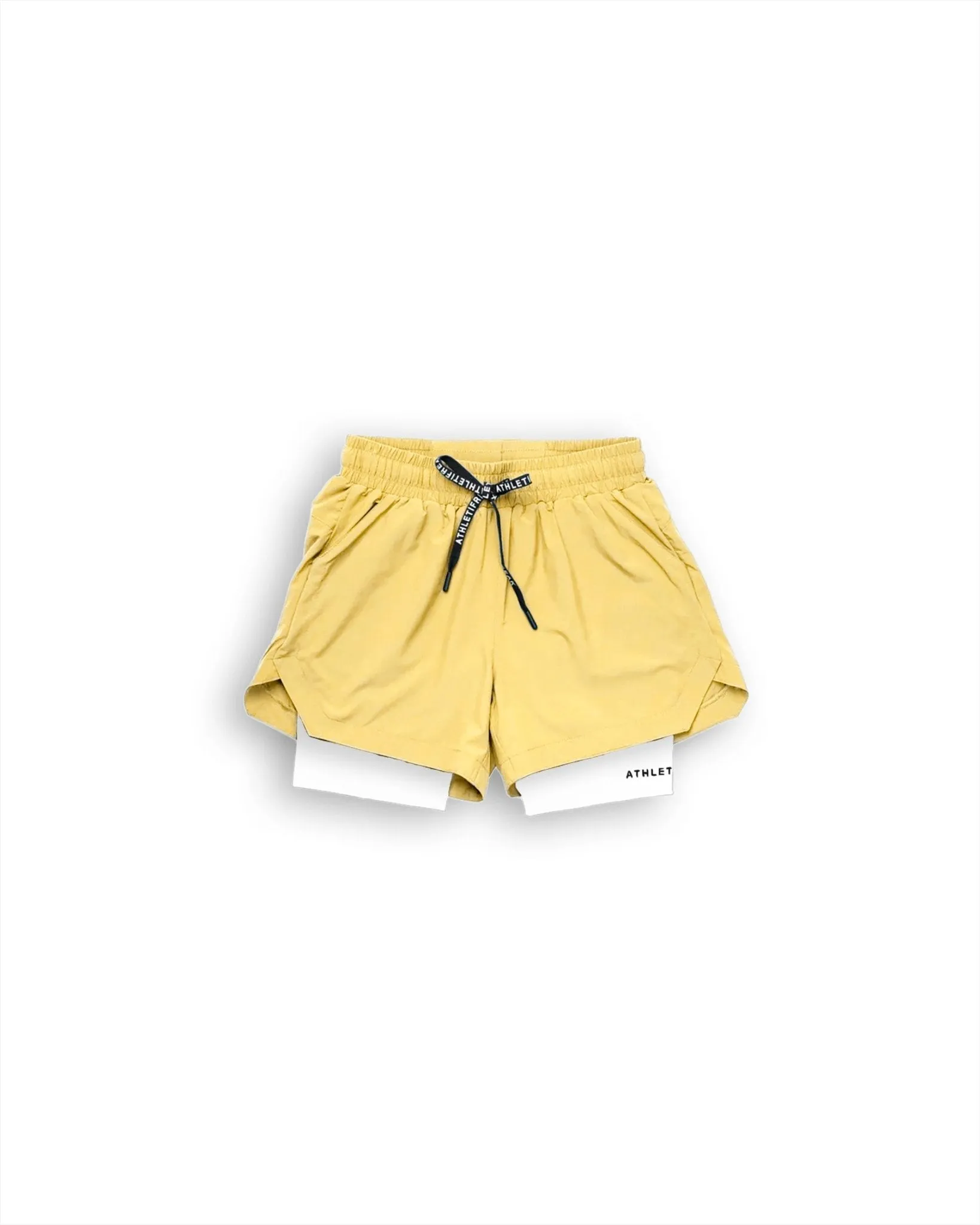 Quick Change Friendly poolside gear [CORE] Training Shorts 6" - Pannacotta/White