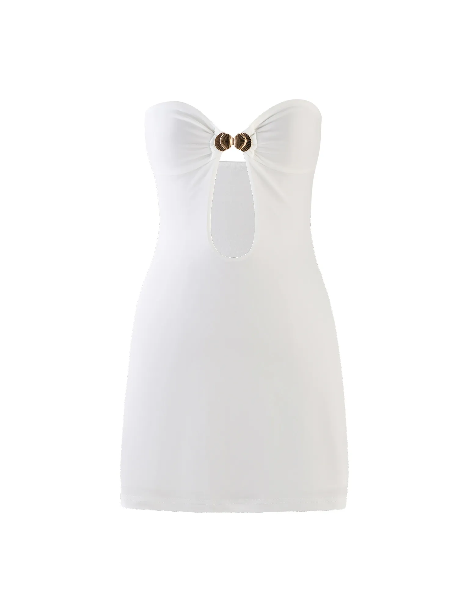 Light Wear Casual and Smart CECILY MINI DRESS - WHITE