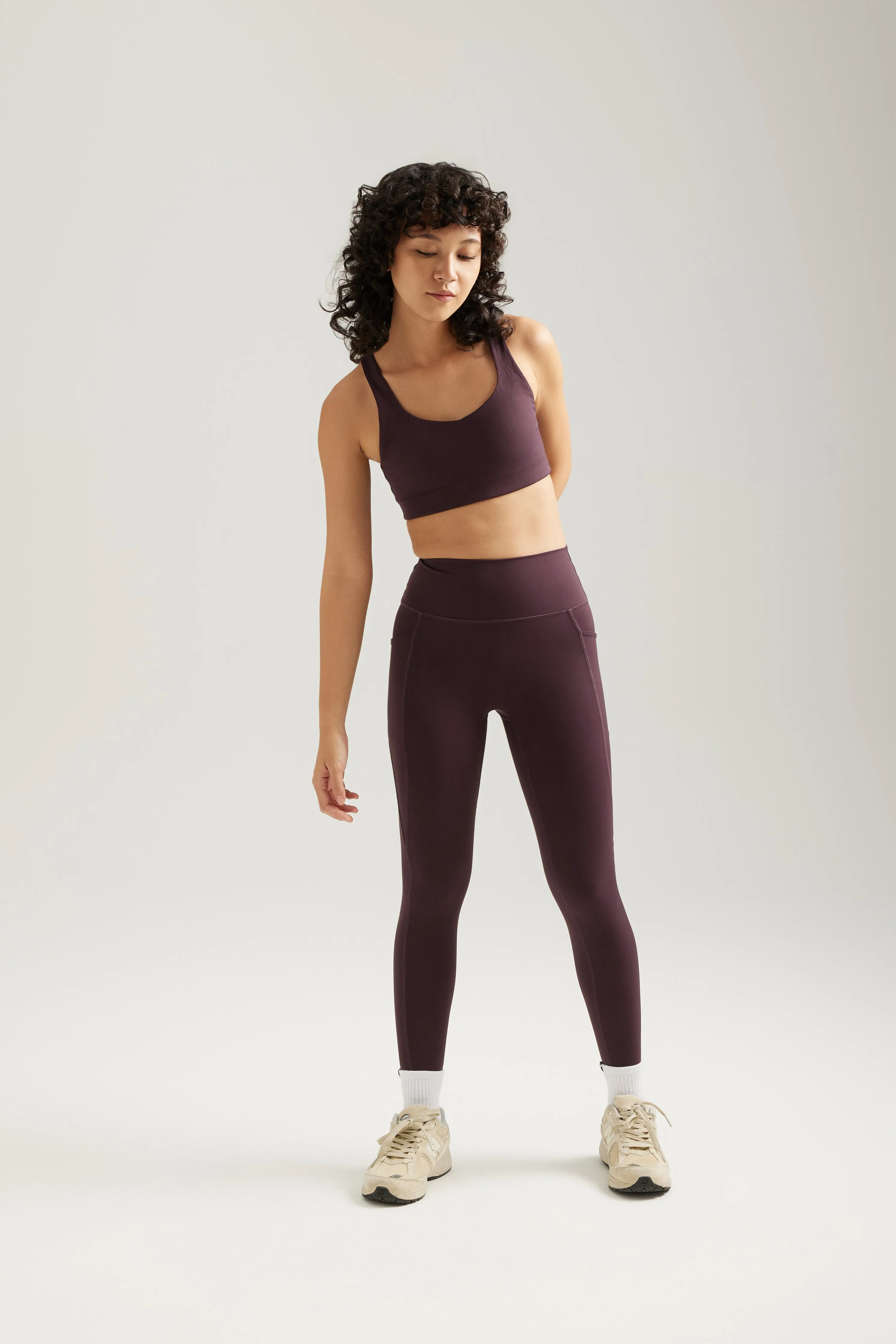 Petite size seams Circle Back Bra 2.0 in Grape