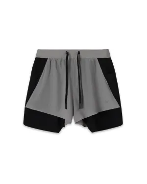 Hybrid Training Shorts Yarn Dyed Pattern Compact Storage Feature