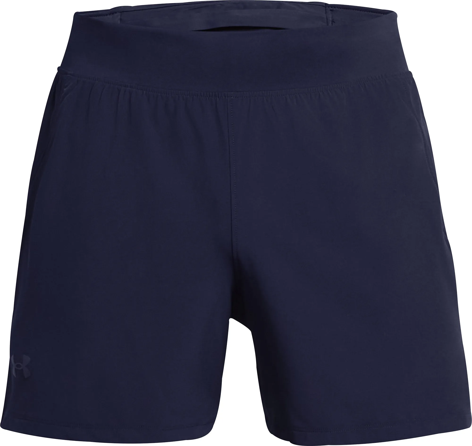 Under Armour Launch Elite 5 Inch Mens Running Shorts - Blue Anti Slip Grip Technology
