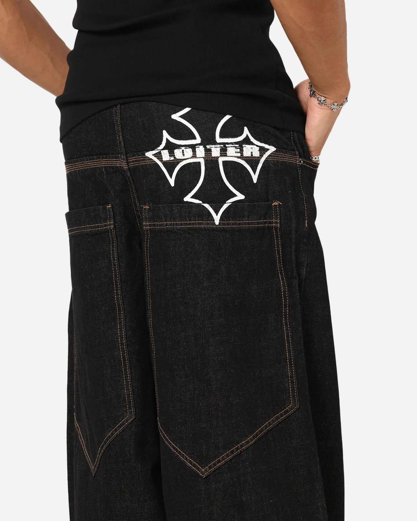 Loiter Skate Jeans Black Always Appropriate