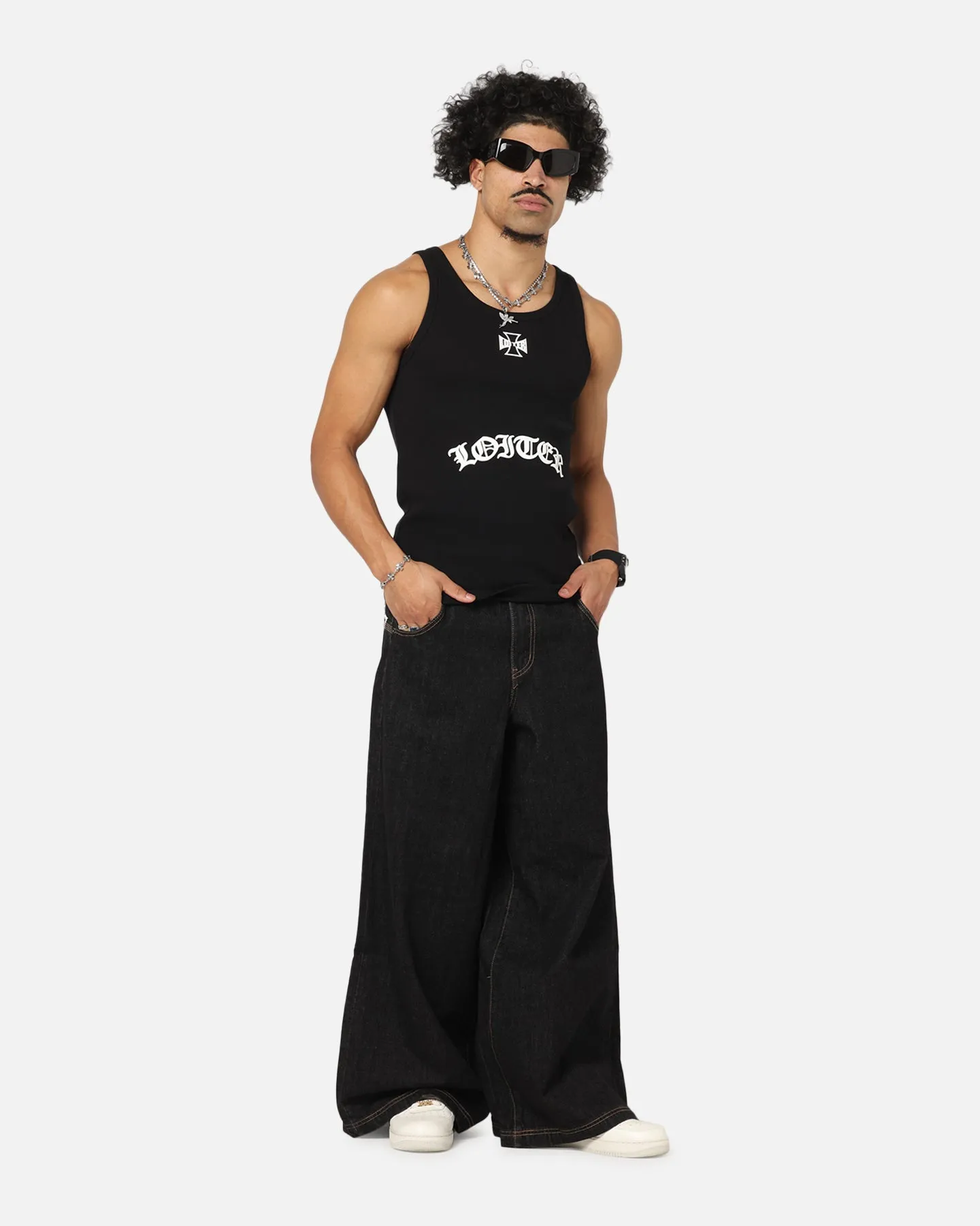 Loiter Skate Jeans Black Comfort Wear Morning Stroll Outdoor Adventure Date Night