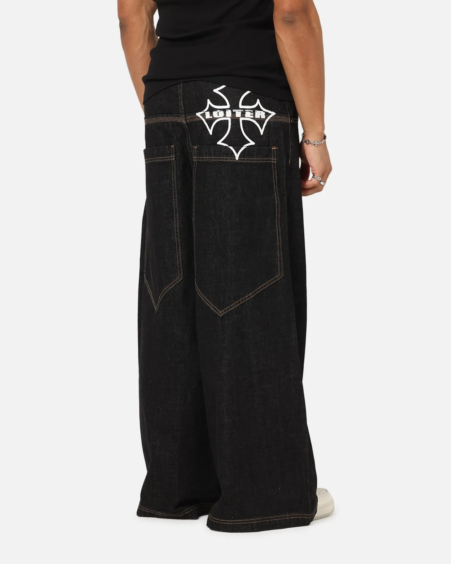 Loiter Skate Jeans Black Street Approved