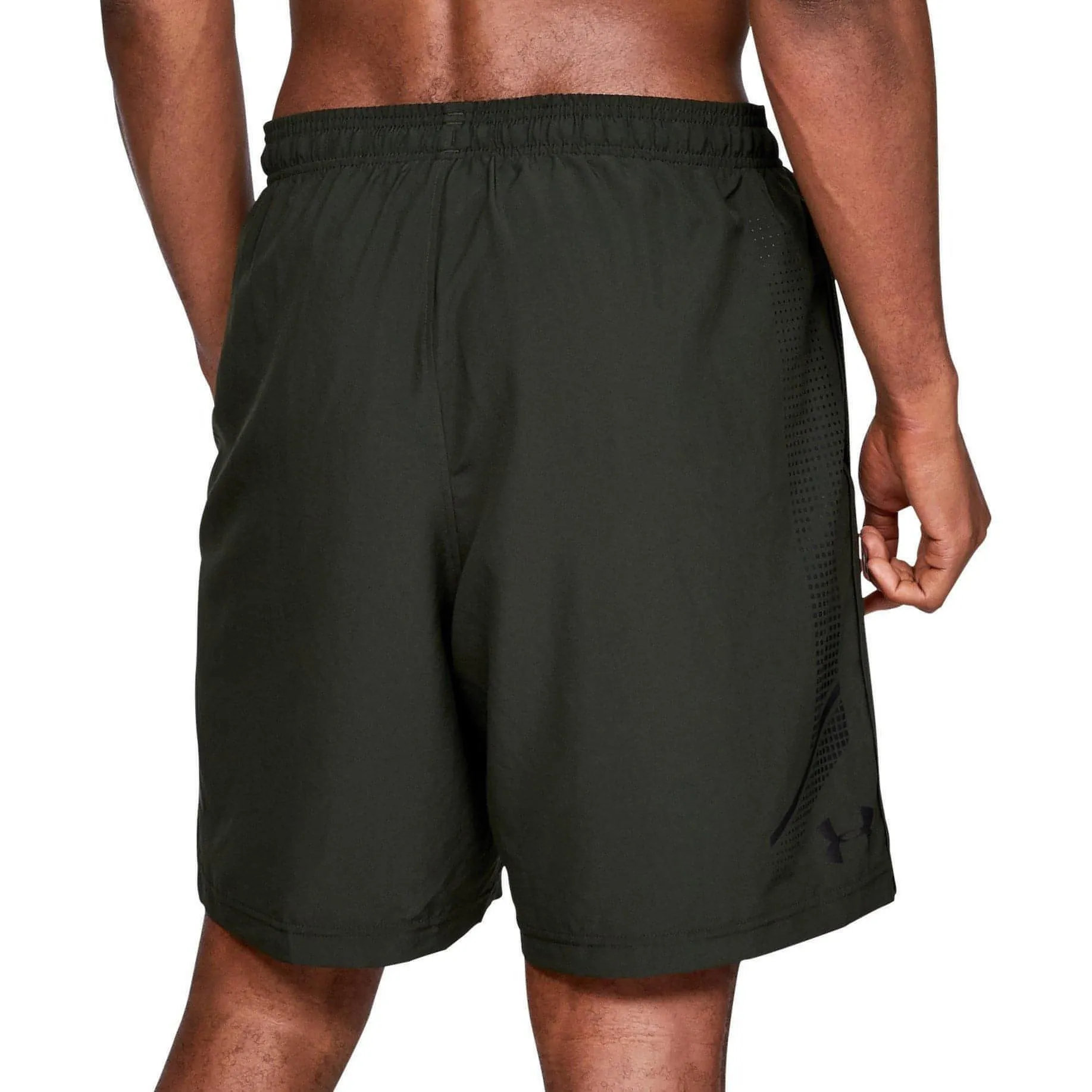 Under Armour Woven Graphic Mens Training Shorts - Green Sporty Style