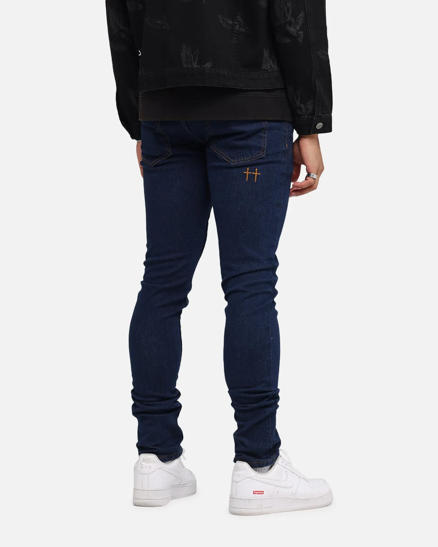 Saint Morta Dynasty Jeans Indigo/Tan All Purpose
