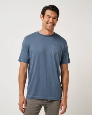 Solid color purity ReinforcedHems Snorkel Spot Tee