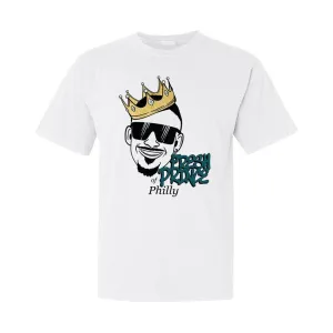 Jalen Hurts Prince of PHL Tee Anti Shrinkage Treatment