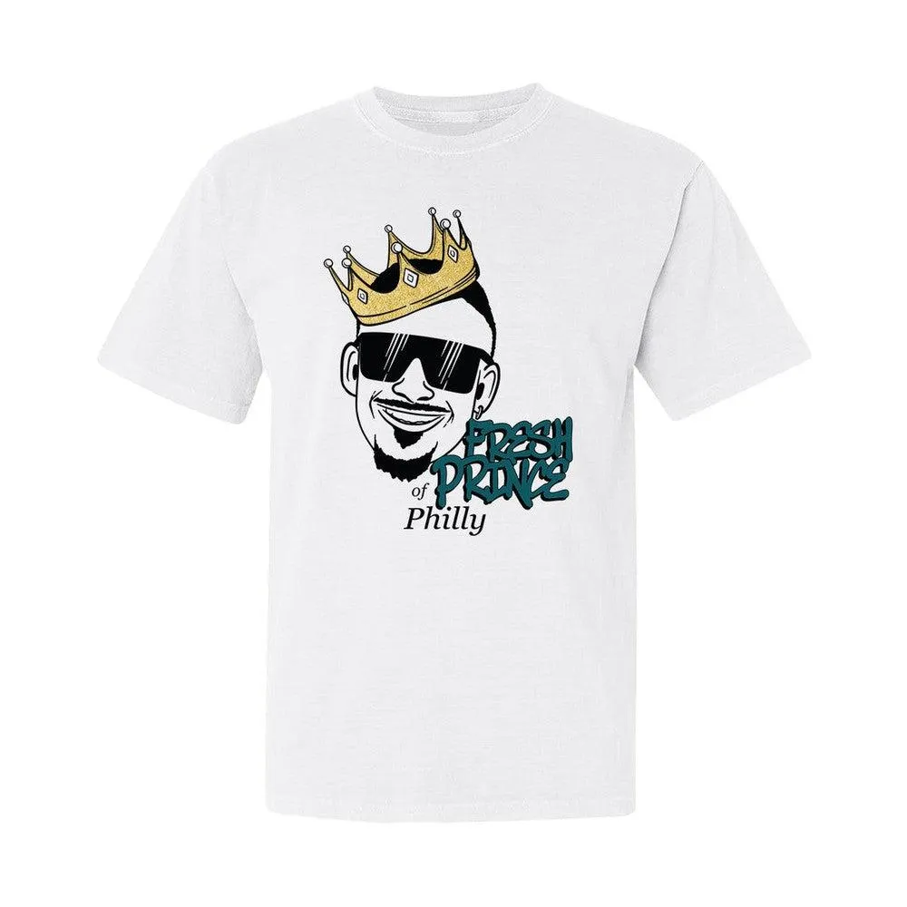 Sublimation Resistant Fabric Everyday Fashion Look Jalen Hurts Prince of PHL Tee